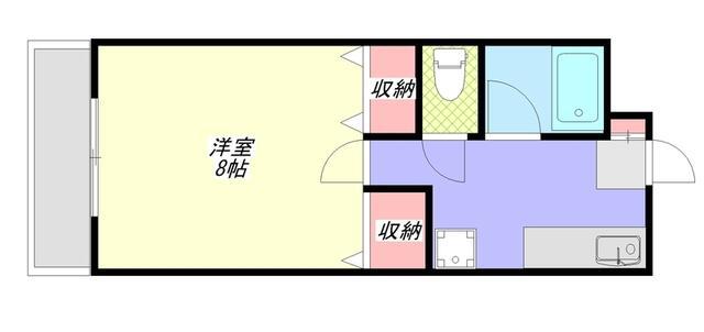 第一コンクラマンション(1K/3階)の間取り写真