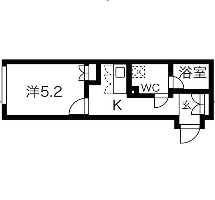 SPEC RESIDENCE TOGOSHI(1K/4階)の間取り写真