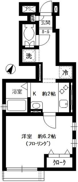 エル・沼袋(1K/1階)の間取り写真