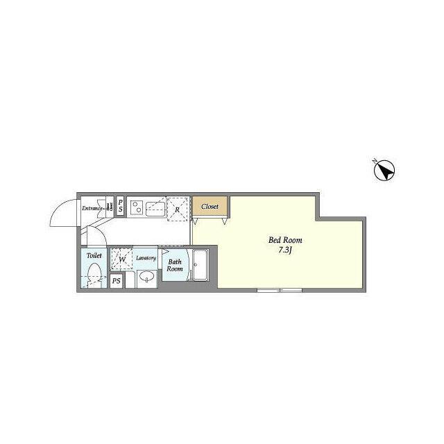 LA DOUCEUR武蔵小山(1K/3階)の間取り写真
