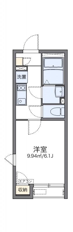 レオネクストスマイルエイト(1K/1階)の間取り写真