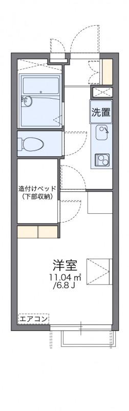 レオパレスセイント東砂(1K/3階)の間取り写真